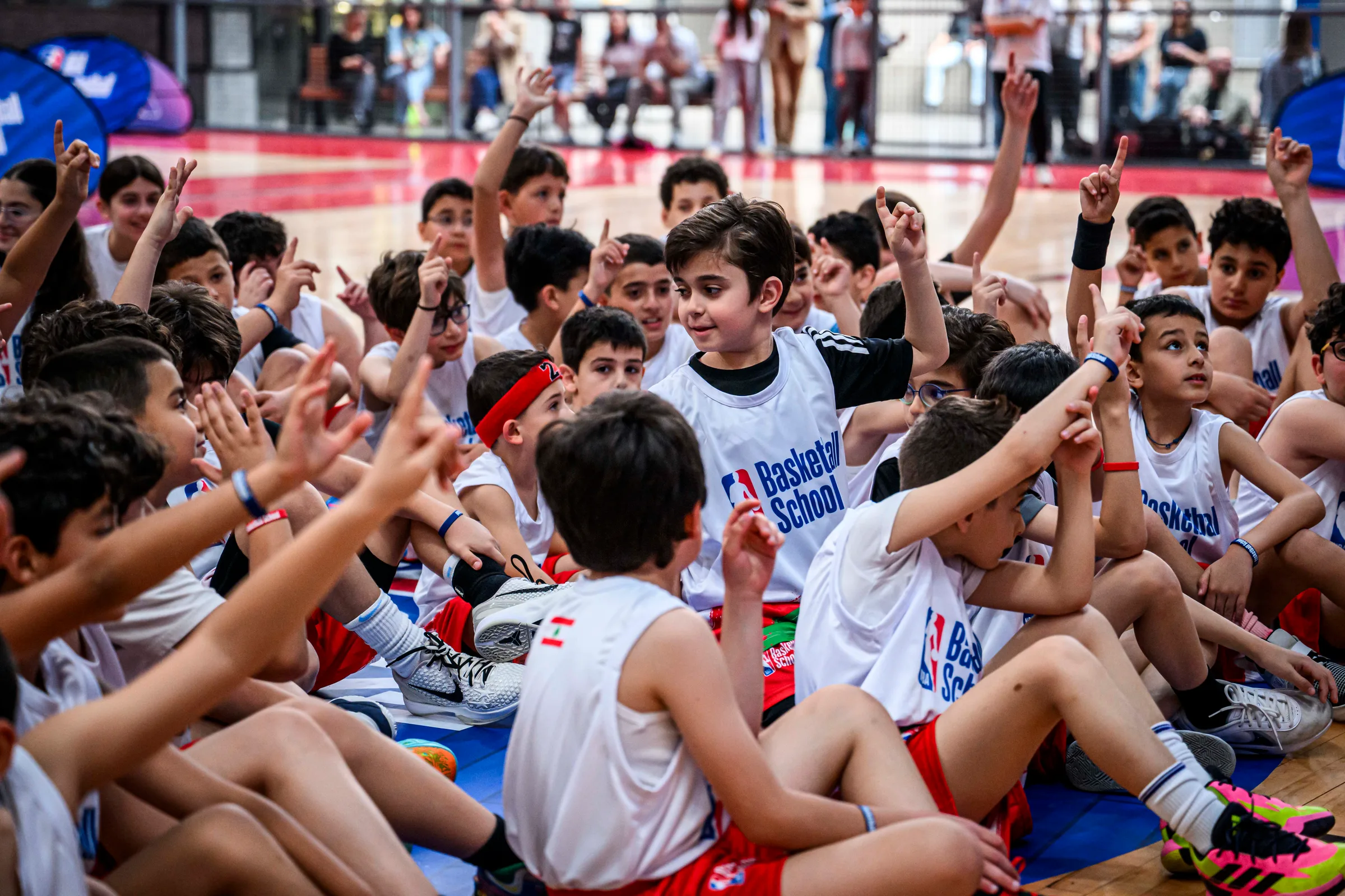Hands up for camp day